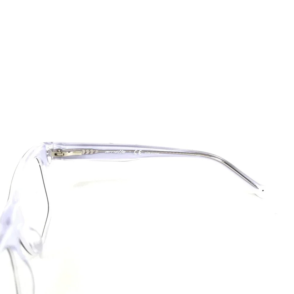 Arnette Small Eyeglasses Frames HIGH HAT 7086 1007 Black White Purple 49-17-135